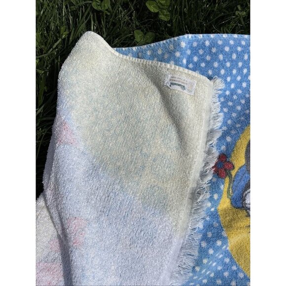 Mickey and Minnie Vintage Beach Terry Wamsutta Cloth Disney Towel 39" x 24" - Picture 4 of 5